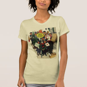 T-shirt Arrêt d'autobus à Noël