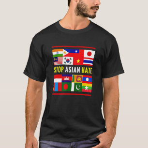 T-shirt Arrêter AAPI Hate Support Sensibilisation - Stop A