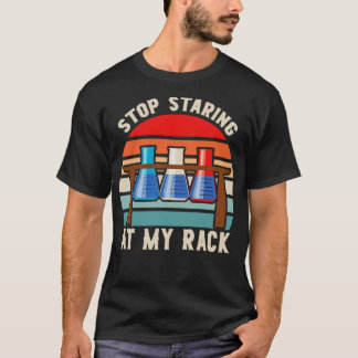 T-shirt Arrêter de démarrer à mon rack Funny Lab semaine t