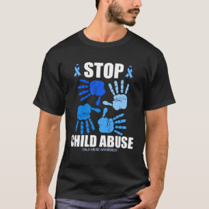 T-shirt Arrêter la maltraitance des enfants Prévention de 