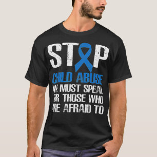 T-shirt Arrêter la prévention de la maltraitance des enfan