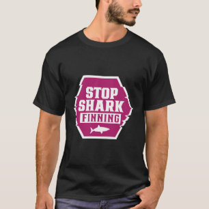 T-shirt Arrêter la recherche de requins Ailleurs anti
