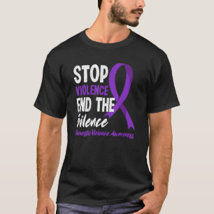 T-shirt Arrêter La Violence Mettre Fin Au Silence La Viole