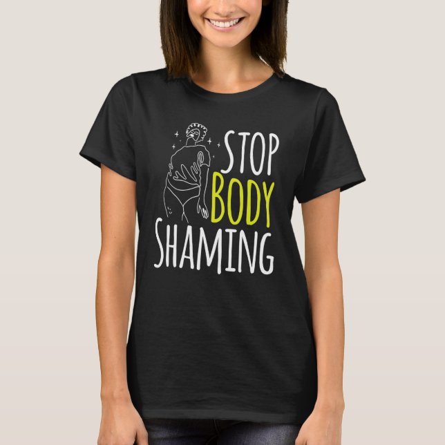 T-shirt Arrêter l'apparence de fin de masquage du corps (Devant)