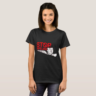 T-shirt Arrêter Le Logo Du Pipeline