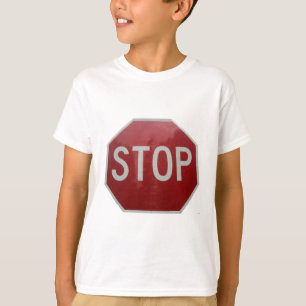 T-shirt Arrêter le signe