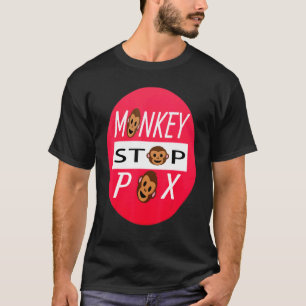 T-shirt Arrêter le singe Pox Sauver les peuples