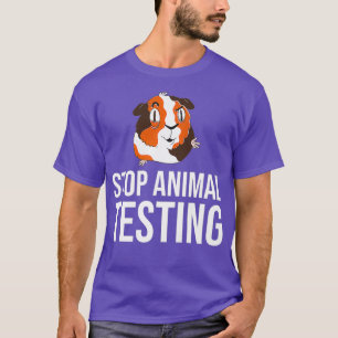 T-shirt Arrêter l'expérimentation animale Guinée Pig Hamst
