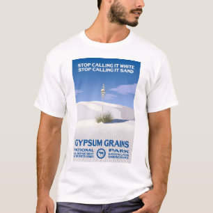 T-shirt Arrêtez De L'Appeler Sables Blancs ! - Gypsum Grai