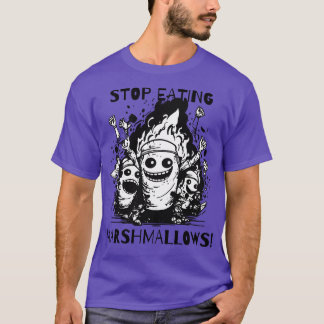 T-shirt Arrêtez de manger des Marshmallows