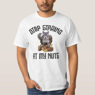 T-shirt Arrêtez de marcher sur mes nuts - drôle Amateur d'