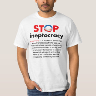 T-shirt Arrêtez Ineptocracy d'Obama