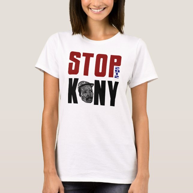 T-shirt Arrêtez Kony 2012 (Devant)