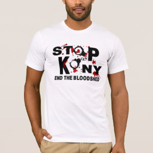 T-shirt Arrêtez Kony. Finissez le carnage