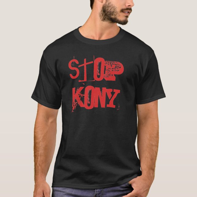 T-shirt Arrêtez Kony Ouganda (Devant)