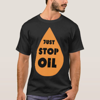 T-shirt Arrêtez la campagne pétrolière