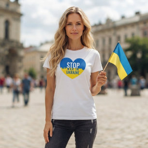 T-shirt Arrêtez la guerre en Ukraine