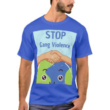 Arrêtez la poignée de main de la violence des gang