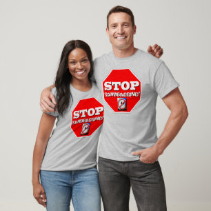 T-shirt Arrêtez la protection !