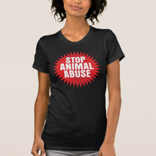 T-shirt Arrêtez l'abus animal
