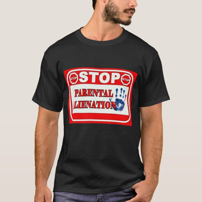 T-shirt Arrêtez l'aliénation parental (Devant)