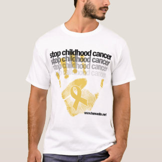 T-shirt Arrêtez le Cancer d'enfance -- PERSONNALISABLE