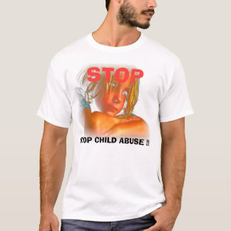 T-SHIRT ARRÊTEZ LE MAUVAIS TRAITEMENT À ENFANT, ARRÊTEZ LE