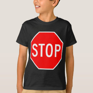 T-shirt Arrêtez le signe