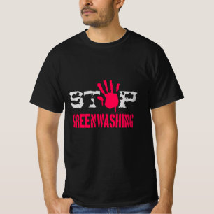 T-shirt Arrêtez l'écoblanchiment