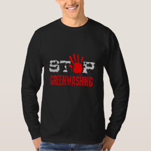 T-shirt Arrêtez l'écoblanchiment