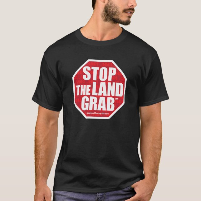 T-shirt Arrêtez les chemises de grippage de terre (Devant)