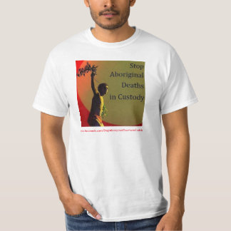 T-shirt Arrêtez les décès indigènes dans le côté de la