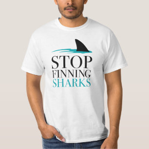T-SHIRT ARRÊTEZ LES REQUINS DE FINNING