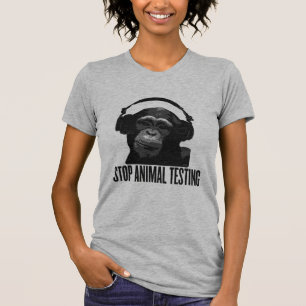 T-shirt arrêtez l'expérimentation animale