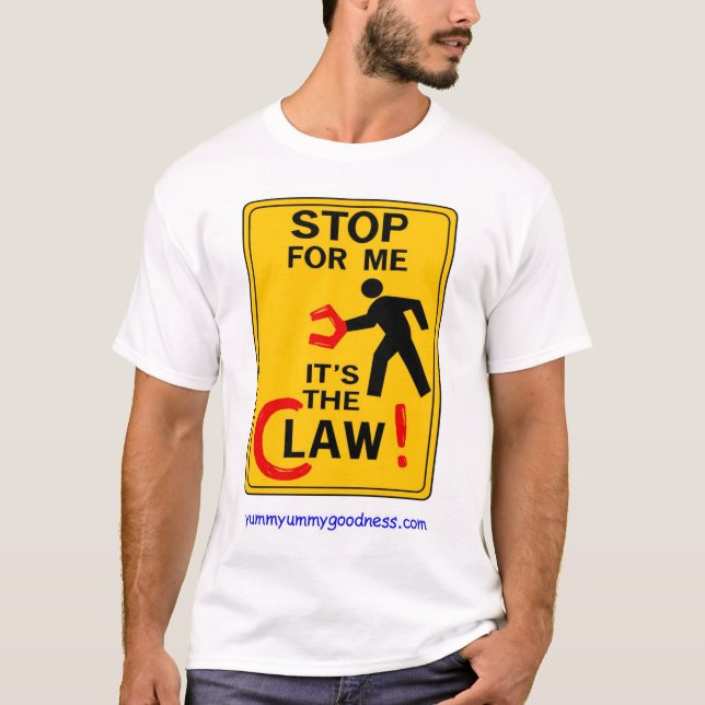 T-shirt ARRÊTEZ POUR MOI…  C'est LA LOI (la GRIFFE) (Devant)