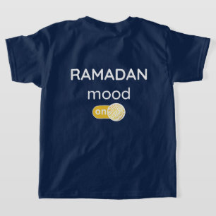 T-shirt arrière & front Ramadan humeur sur le jeûne islam