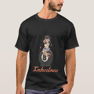 T-shirt Arrière-imprimer Fabuleux les années 50 Vintage Ro