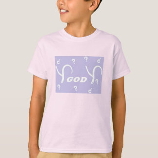 T-shirt arrière - plan de lavande "Y God Y"