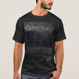 T-shirt Arrière - plan de texture de l'écran de test