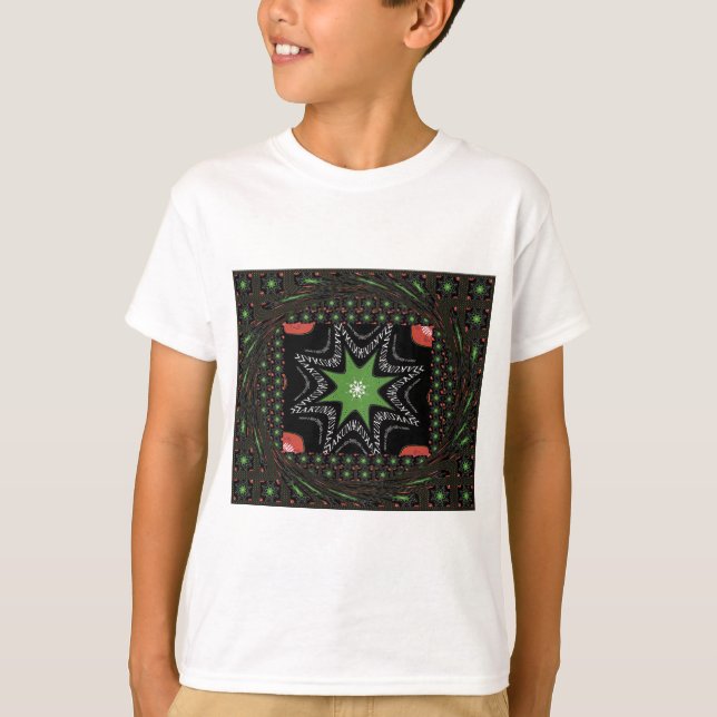 T-shirt Arrière - plan de Whirling stars (Devant)