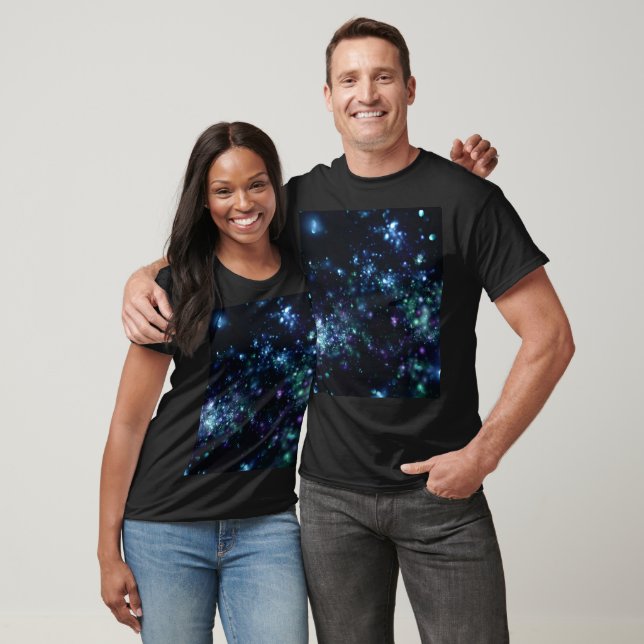 T-shirt Arrière - plan Galaxy (Unisexe)