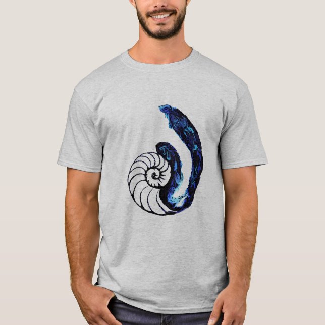 T-shirt Arrière - plan personnalisable de noir d'orphelin (Devant)