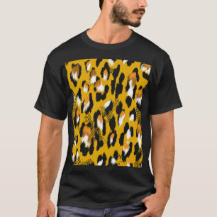 T-shirt Arrière - plan Poster de animal Leopard Texture