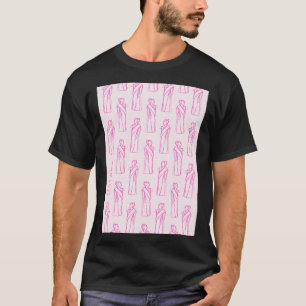 T-shirt Arrière - plan rose Hypatia