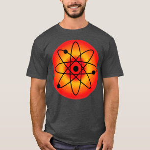 T-shirt Arrière - plan rouge atomique