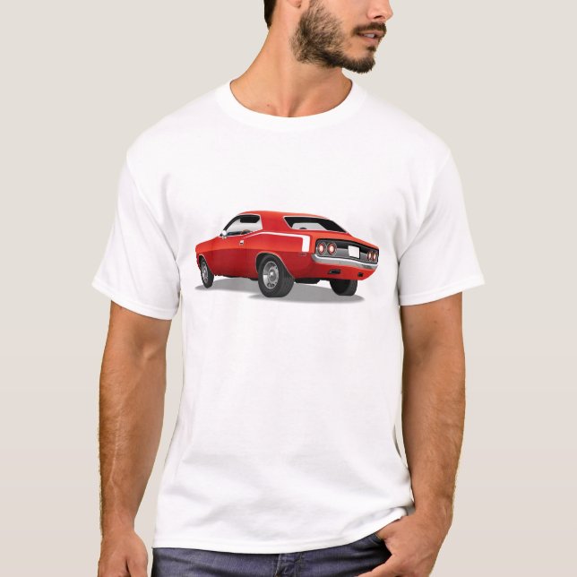 T-shirt 'Arrière rouge de Cuda (Devant)