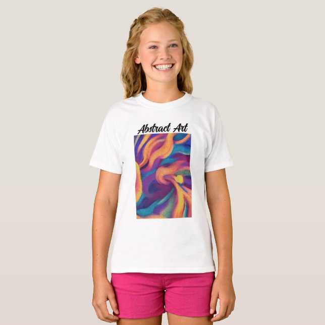 T-shirt Art Abstrait (Devant entier)