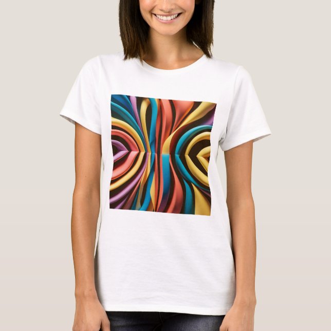 T-shirt Art Abstrait (Devant)