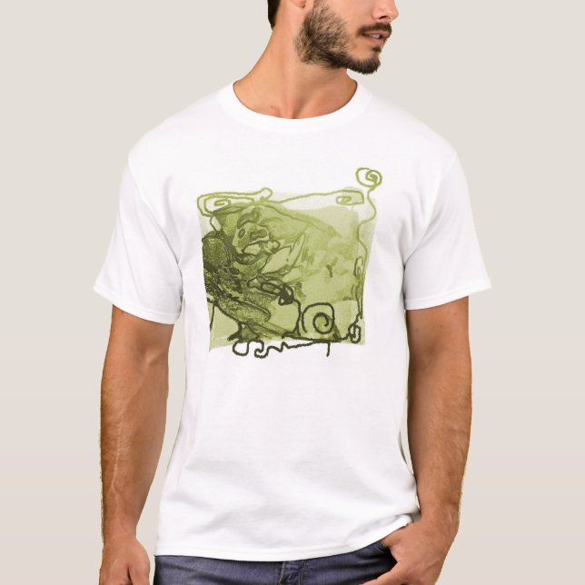 T-shirt art abstrait (Devant)