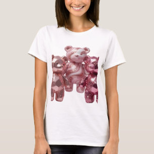 T-shirt ART ABSTRAIT Argenté Design Moderne Élégant